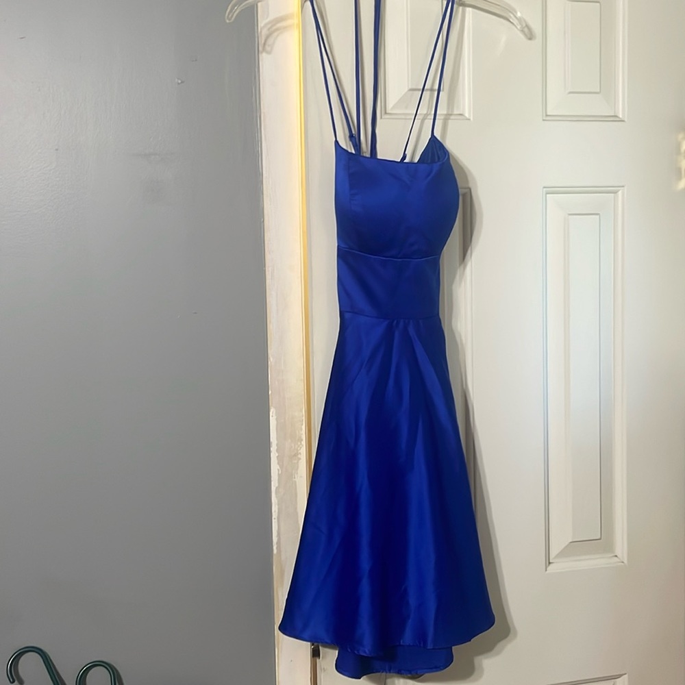 Blue Hoco dress
